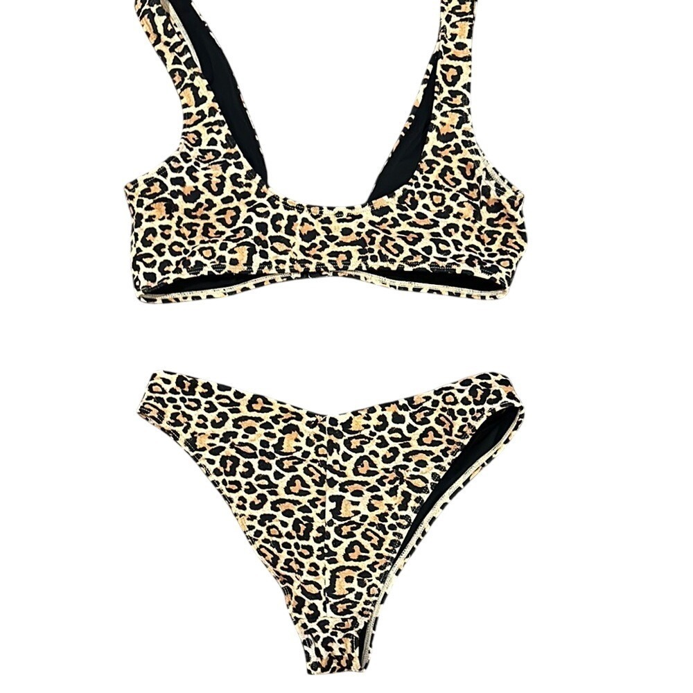 Leopard Print Bikini Set - Picture 2 of 4